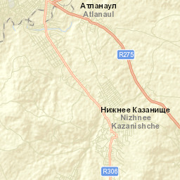Nizhneye Kazanishche Street Map