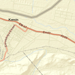 Kemin Street Map