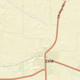 Lusk Street Map