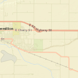 201-347 East Cherry Street, Vermillion, SD Street Map