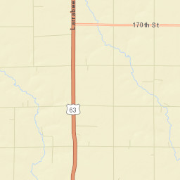 Bremer County Street Map