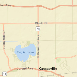 Eagle Lake Street Map