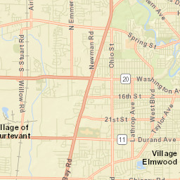 Mount Pleasant Street Map