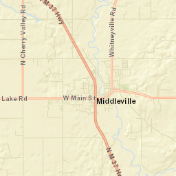 Middleville Street Map