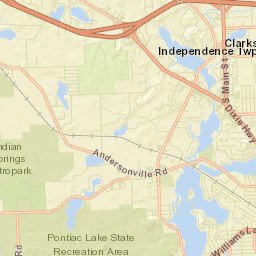 Clarkston Street Map