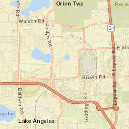 Auburn Hills Street Map