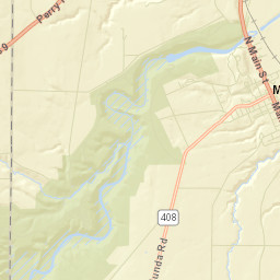 Mount Morris New York Street Map