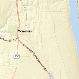 Foots Corners New York Street Map