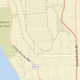 Sampson New York Street Map