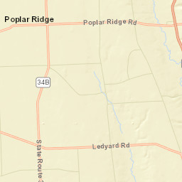 Venice Center New York Street Map