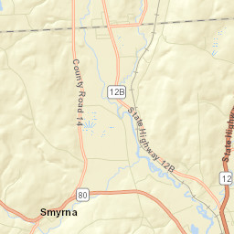Smyrna New York Street Map