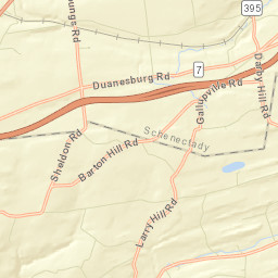 Quaker Street New York Street Map