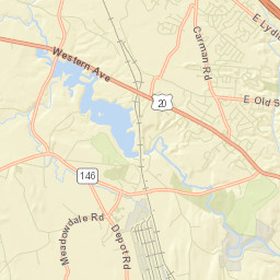 Parkers Corners New York Street Map