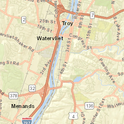 Watervliet New York Street Map