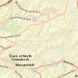 Wynantskill New York Street Map