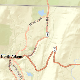 North Adams Street Map