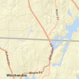 Winchendon Street Map