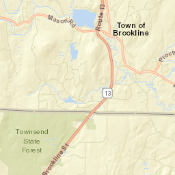Brookline Street Map