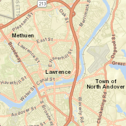 North Andover Street Map