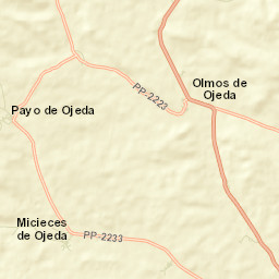Micieces de Ojeda Street Map