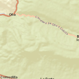 Oña Street Map