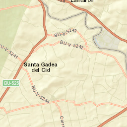 Santa Gadea del Cid Street Map