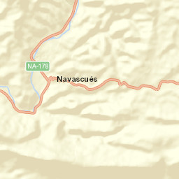Navascués Street Map