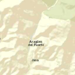 Aragüés del Puerto Street Map