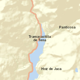 Hoz de Jaca Street Map