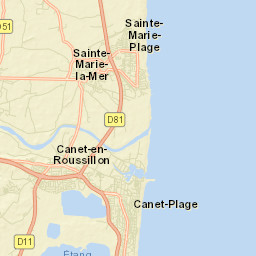 Sainte-Marie-Plage Street Map