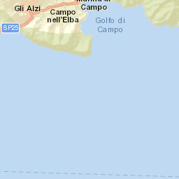 Marina di Campo Street Map