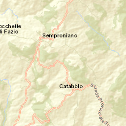 Semproniano Street Map