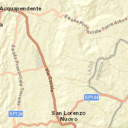 San Lorenzo Nuovo Street Map
