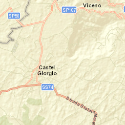 Castel Giorgio Street Map