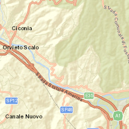Orvieto Scalo Street Map
