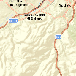 Spoleto Street Map