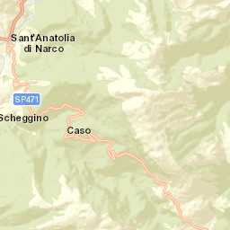 Sant'Anatolia di Narco Street Map