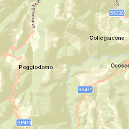 Poggiodomo Street Map