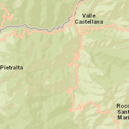 Valle Castellana Street Map