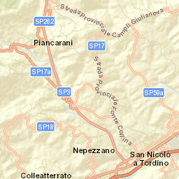 San Nicolò a Tordino Street Map