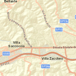 Bellante Stazione Street Map