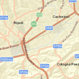 Mosciano Sant'Angelo Street Map