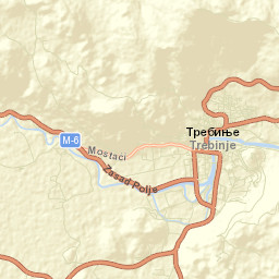 Trebinje Street Map