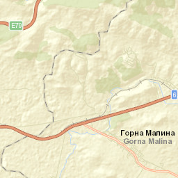 Gorna Malina Street Map