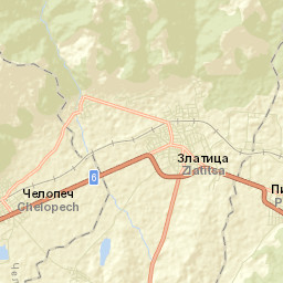 Obshtina Zlatitsa Street Map