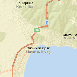 Sveti Vlas Street Map