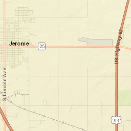 Jerome Street Map