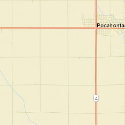 Pocahontas County Street Map
