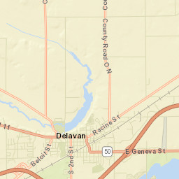 Delavan Street Map
