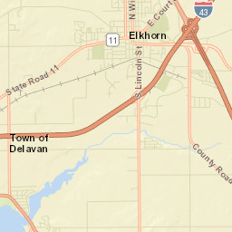 Elkhorn Street Map